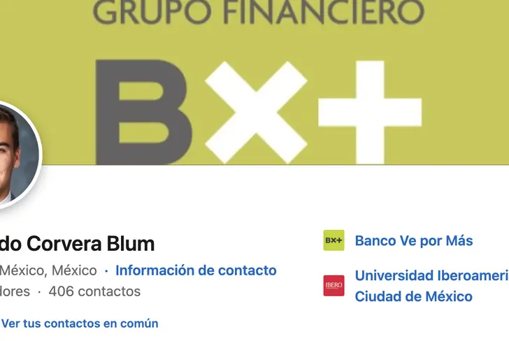 El nuevo trabajo de Fernando Corvera Blum en LinkedIn / FOTO LinkedIn