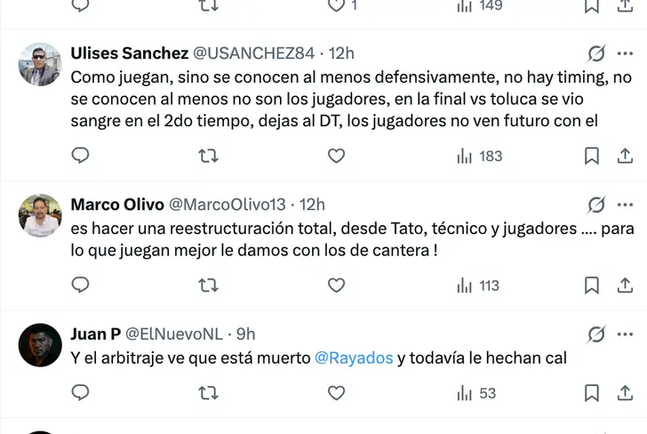 La afición de Rayados respalda la crítica de Bermúdez&nbsp;