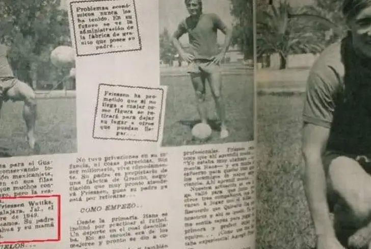 Reportajes serios validaron la nacionalidad mexicana de Hans / Foto: Revista Penalty