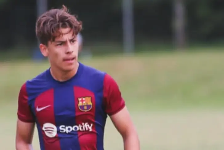 Kevin García en la Academia del Barcelona / Foto: Instagram