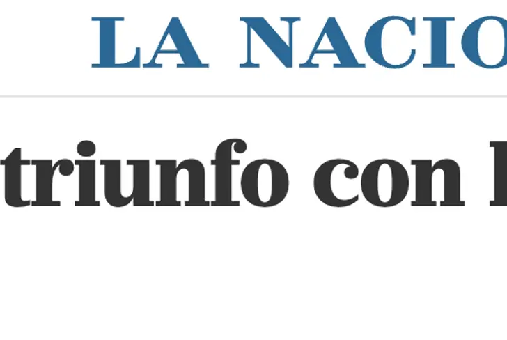 Así tituló La Nación el 1er triunfo de Fernando Gago en Chivas