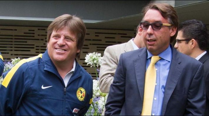 Miguel Herrera y Emilio Azcárraga
