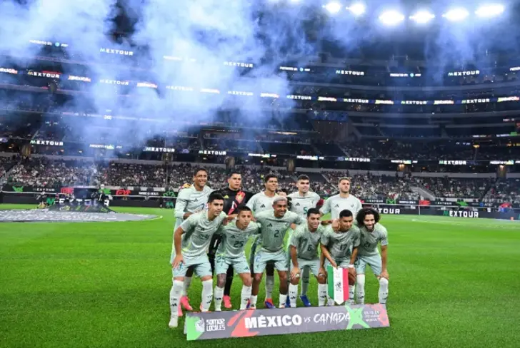La selección mexicana en el duelo ante Canadá
