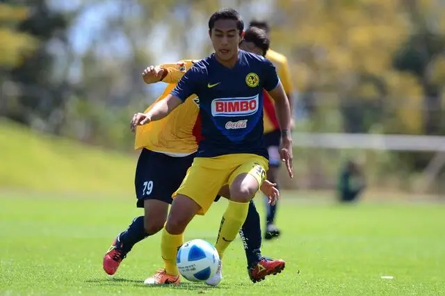 Omar Govea durante su etapa como jugador del América