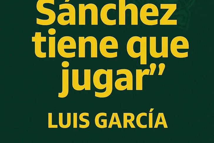 La frase que dejó Luis García en el partido sobre la posible titularidad del mediocampista americanista.