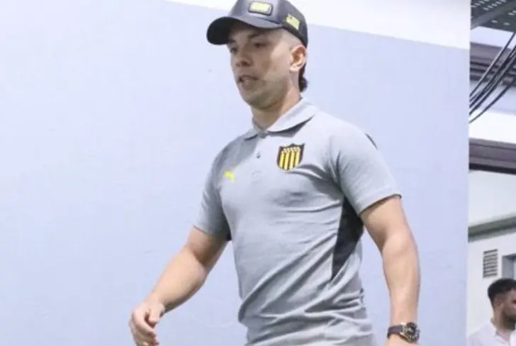 Leo Fernández, este pasado 17 de enero previo a un partido ante River Plate.