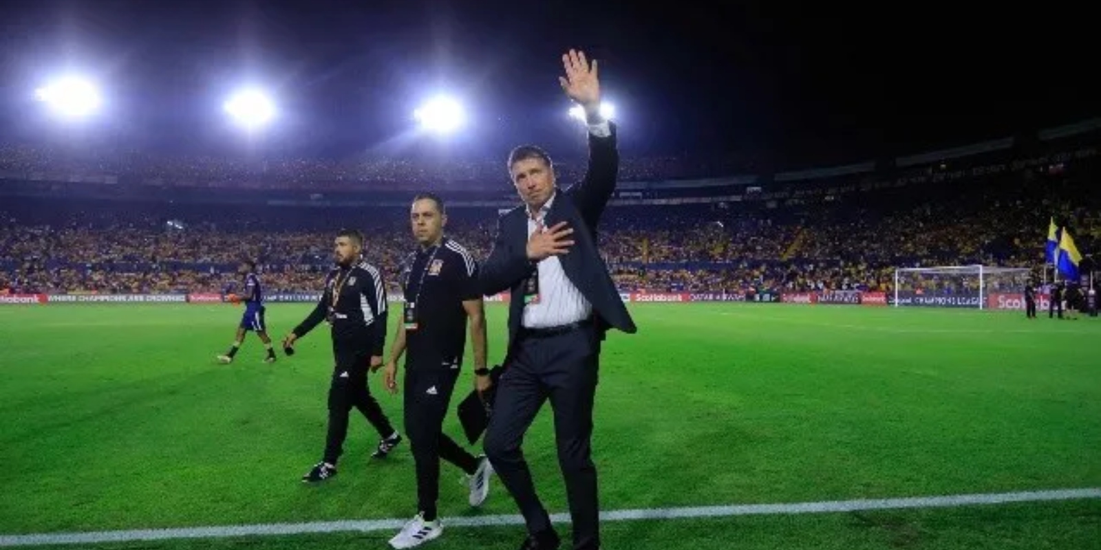 El debut del entrenador Siboldi