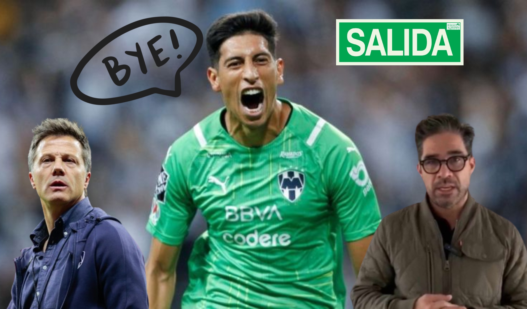 Esteban Andrada ha defendido la portería de Rayados los últimos dos años y medio.