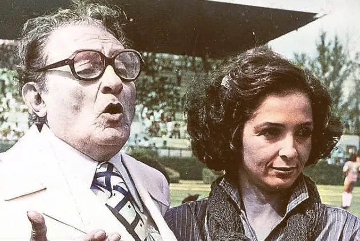 Jesús Martínez y su hija la actriz Ana Martín