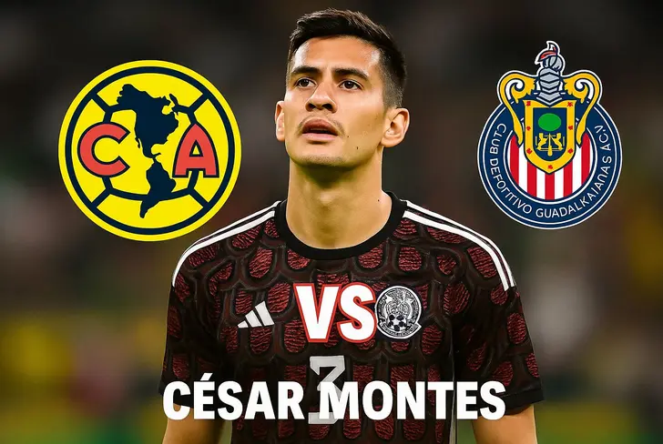 América y Chivas disputan el fichaje del mexicano, César Montes.