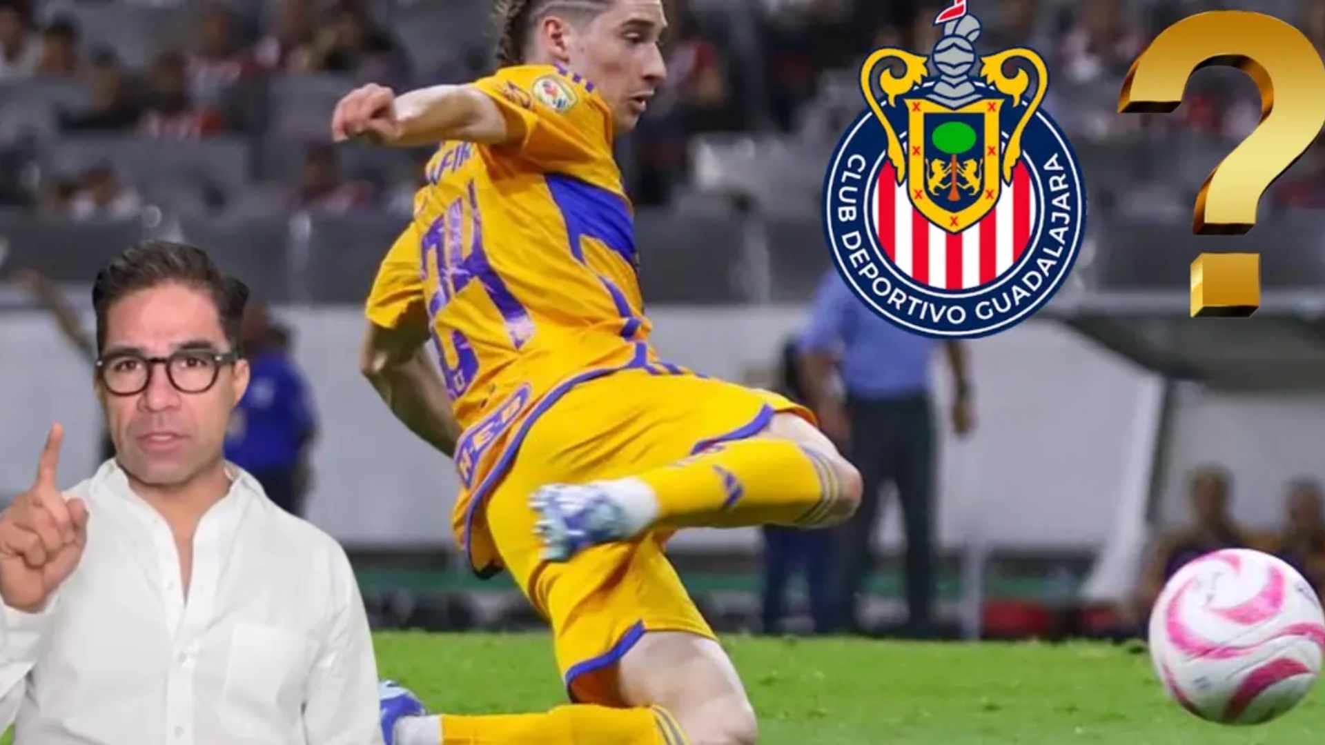 Marcelo Flores ha anotado un gol con Tigres y justamente fue contra las Chivas.